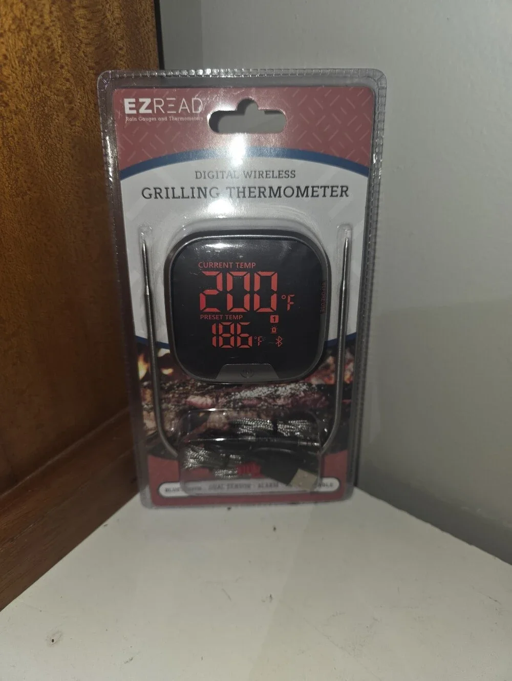 NIP EZ Read Digital Wireless Grilling Thermometer with Bluetooth SEALED